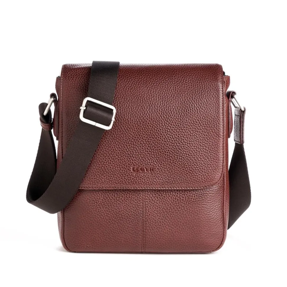 LLOYD C23-12001-OI MESSENGER BAG DARK BROWN